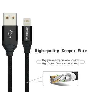 Canvas Cable 6.6ft For 8 PIN Iphone Ligthning