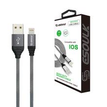 Load image into Gallery viewer, Canvas Cable 6.6ft For 8 PIN Iphone Ligthning