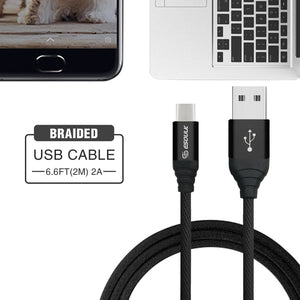 USB Type-C Canvas Cable 6.6ft