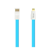 Load image into Gallery viewer, IPHONE 6 FLAT MAGNETIC GOLD PLATED USB DATA CABLE 0.7 FOOT