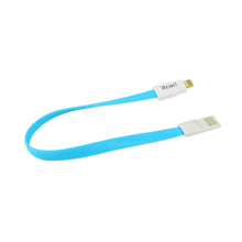 Load image into Gallery viewer, IPHONE 6 FLAT MAGNETIC GOLD PLATED USB DATA CABLE 0.7 FOOT