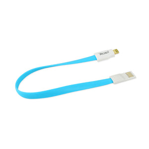 IPHONE 6 FLAT MAGNETIC GOLD PLATED USB DATA CABLE 0.7 FOOT