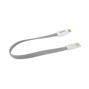 IPHONE 6 FLAT MAGNETIC GOLD PLATED USB DATA CABLE 0.7 FOOT