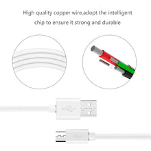 Load image into Gallery viewer, 3.3FT PVC Material Micro USB 2.0 Data Cable In White And Simple Packaging
