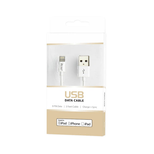 USB Lightning iPhone 3Ft Lighting Certified USB Data Cable