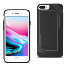 Load image into Gallery viewer, iPhone 8/7 Plus Slim-Fit Flexible Soft TPU Rubber Bumper Anti-Slip Grip Protective Armor in Black