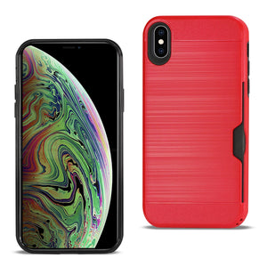 iPhone XS Max Slim Armor Hybrid Case With Card Holder