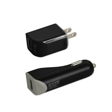 Load image into Gallery viewer, IPHONE 4G 1 AMP 3-IN-1 CAR CHARGER WALL ADAPTER WITH CABLE